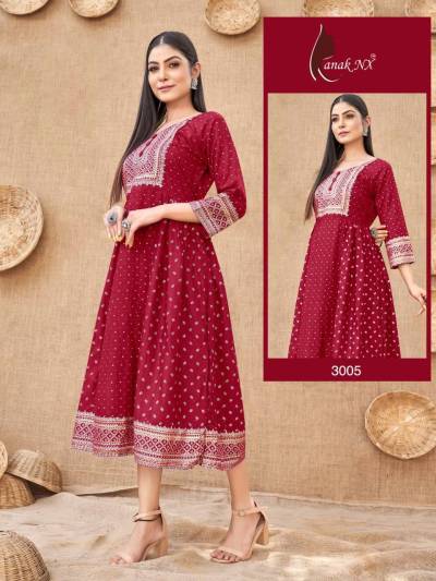 Mehak By Kanak Designer Festive Wear Kurti Collection